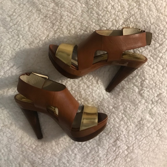 Michael Kors Shoes - Michael Kors Carla Platform Wedge Sandals